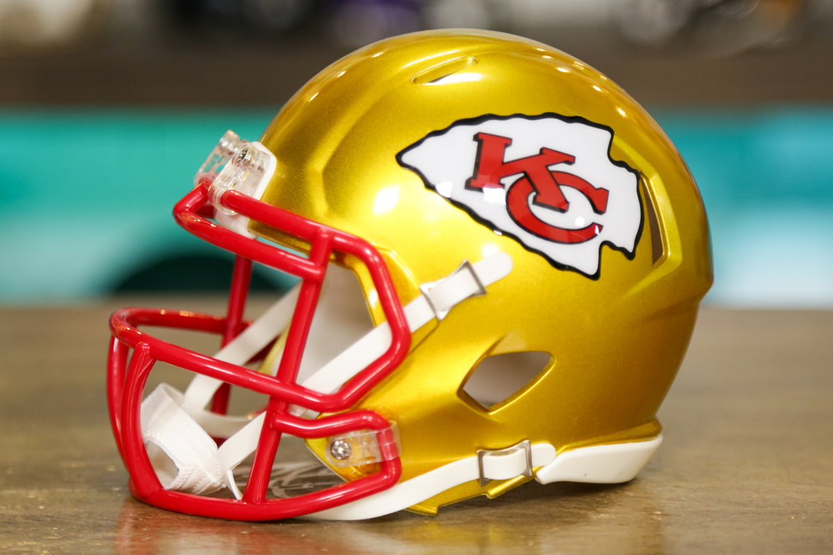 Kansas City Chiefs NFL Riddell Speed Pocket PRO Micro/Pocket-Size/Mini  Football Helmet