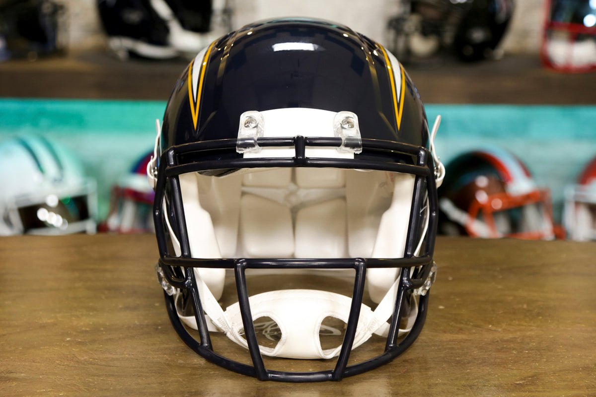 San Diego Chargers Riddell Speed Replica Helmet - 1988-2006 Throwback –  Green Gridiron, Inc.