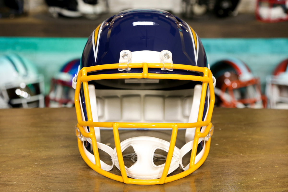 San Diego Chargers Riddell Speed Replica Helmet - 1988-2006 Throwback –  Green Gridiron, Inc.