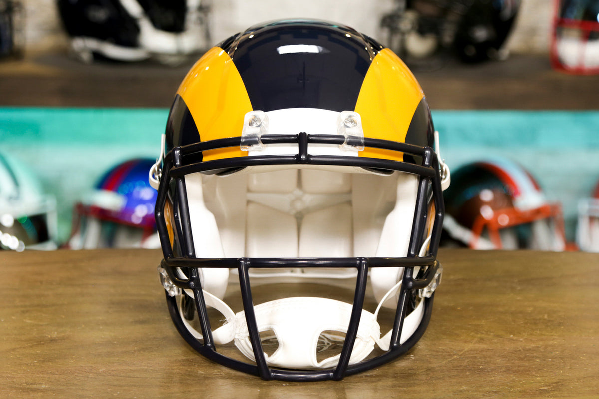 Los Angeles Rams 1981-99 Retro Color Rush Speed Riddell, Full Size, Replica Helmet