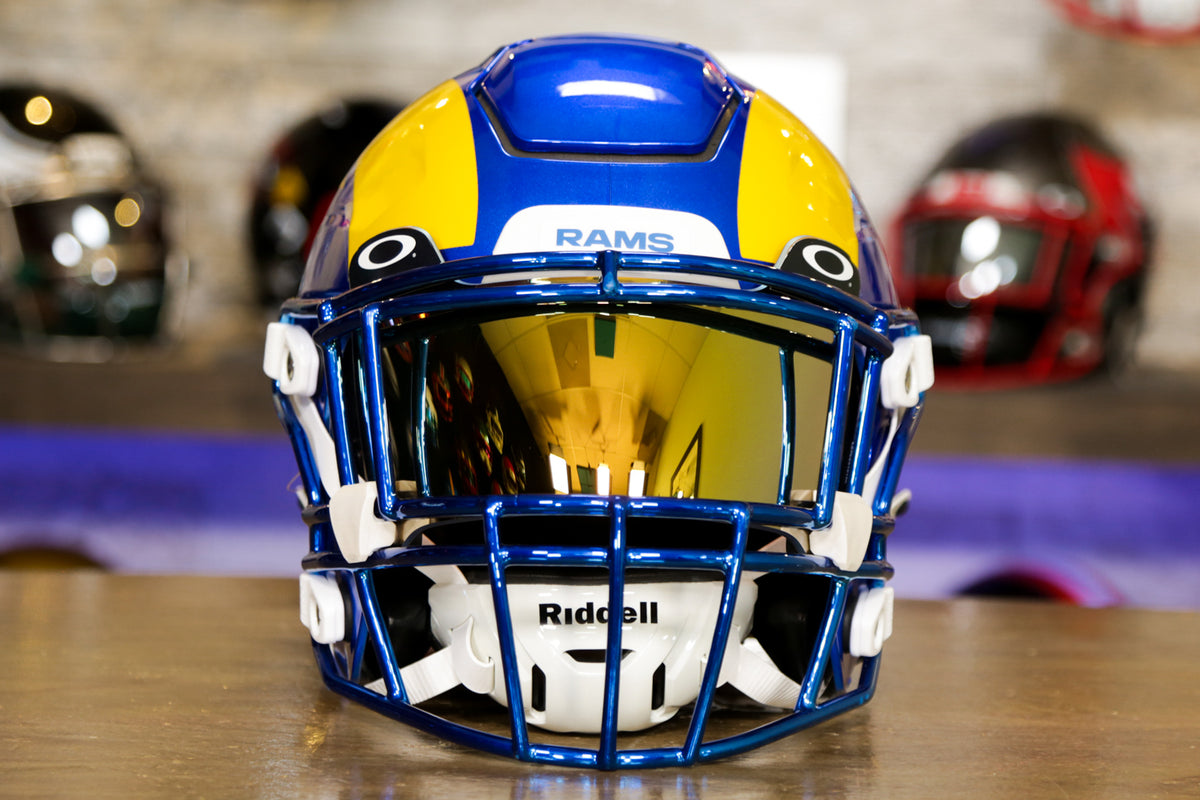 la rams helmet color