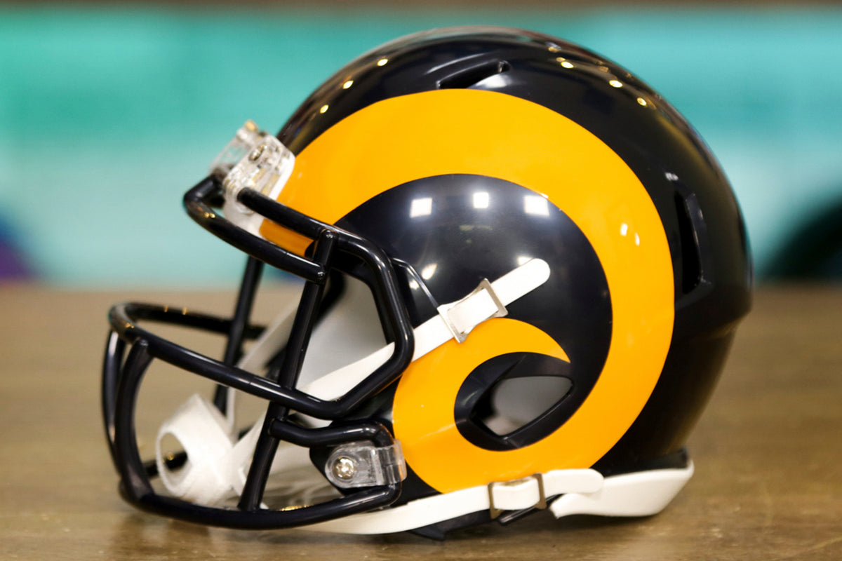 Riddell Los Angeles Rams 1981-1999 Throwback Speed Mini Helmet