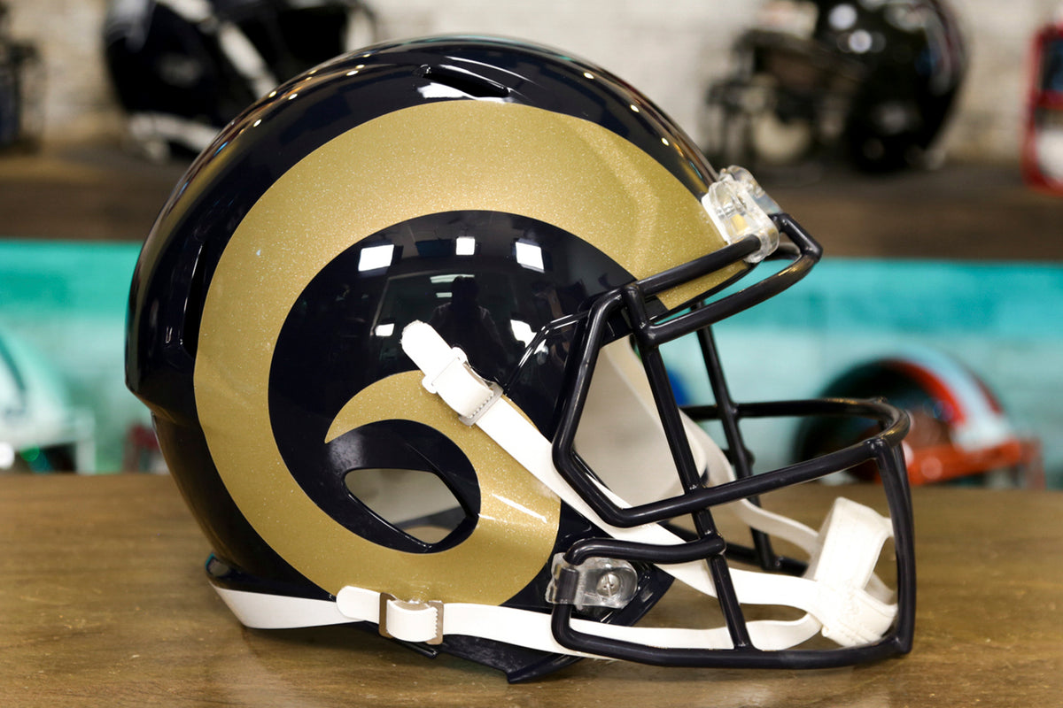 Los Angeles Rams Helmet Riddell Replica Mini Speed Style 2000-2016