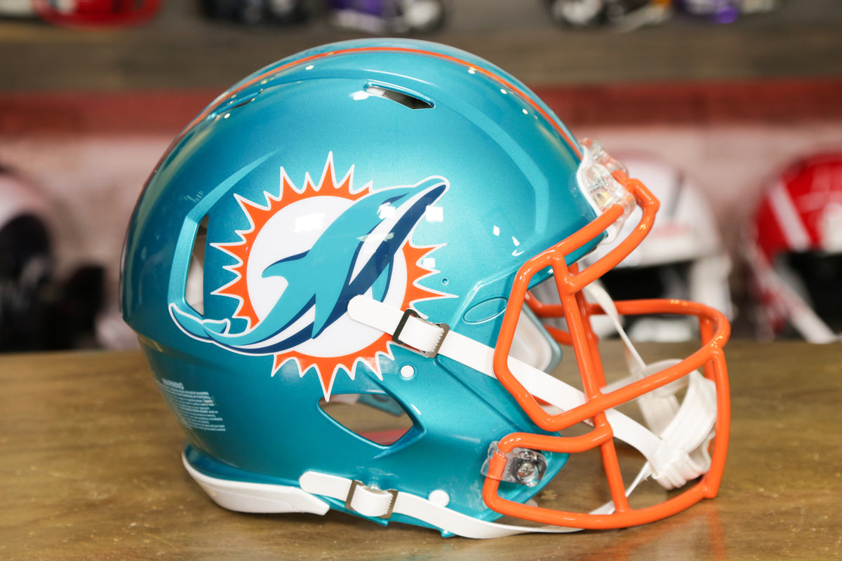 Miami Dolphins Riddell Speed Authentic Helmet - Flash – Green