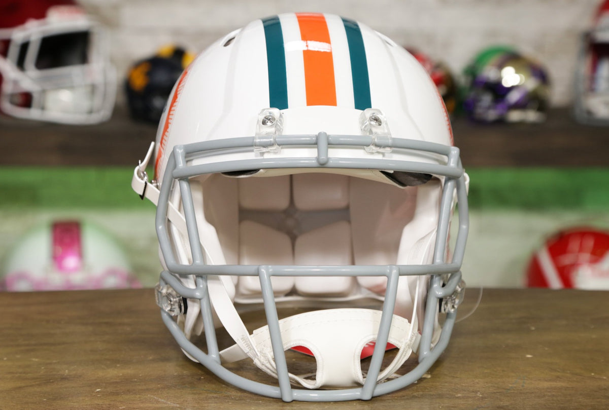 MIAMI DOLPHINS 1969-1973 NFL Authentic THROWBACK Football Helmet