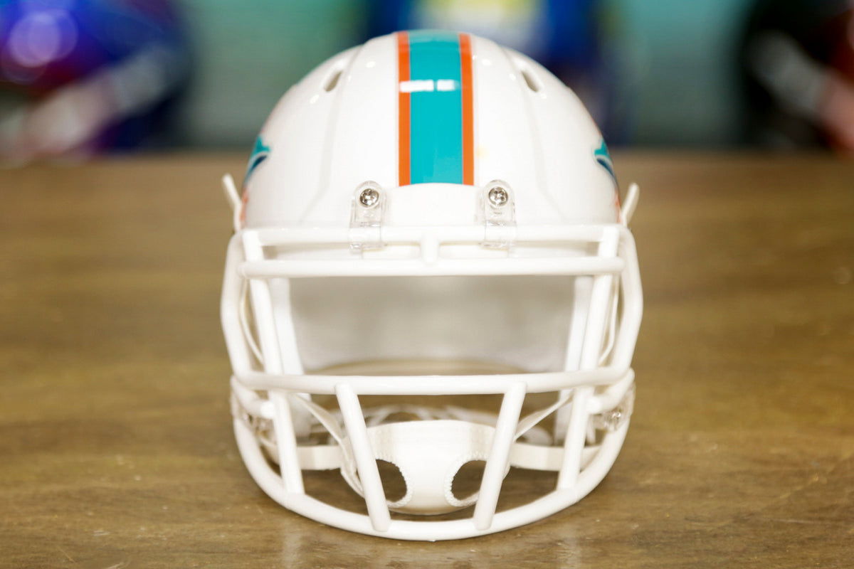 Riddell Miami Dolphins Chrome Speed Mini Helmet