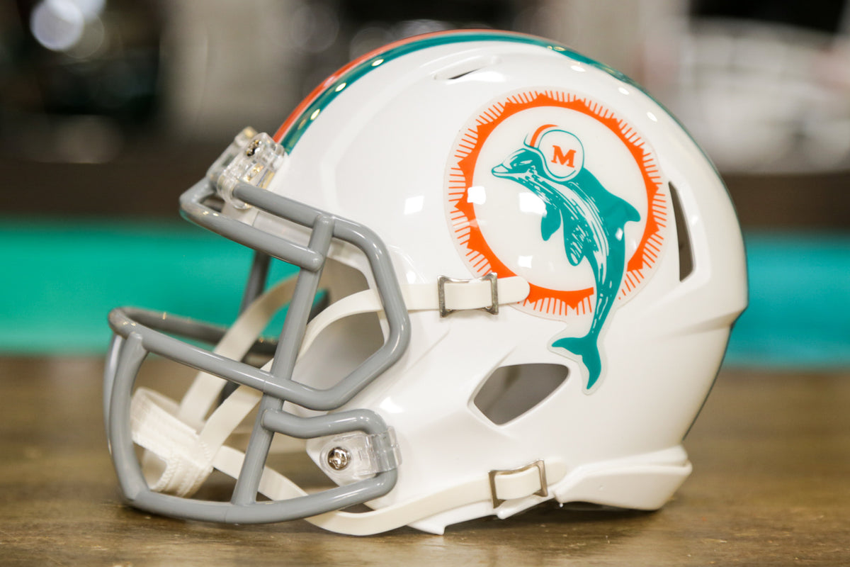 Miami Dolphins Riddell Speed Mini Helmet - 1972 Throwback – Green