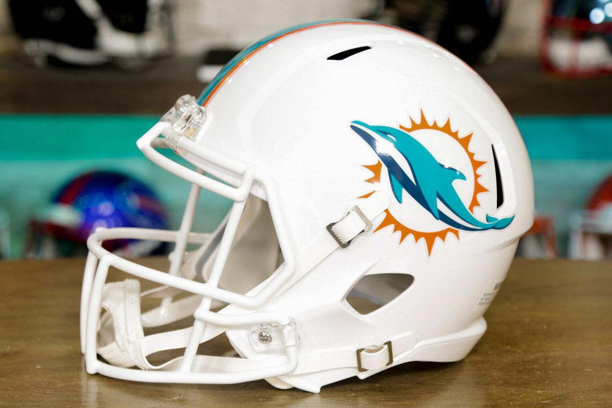 Miami Dolphins White 2021 LUNAR Speed Replica Full Size