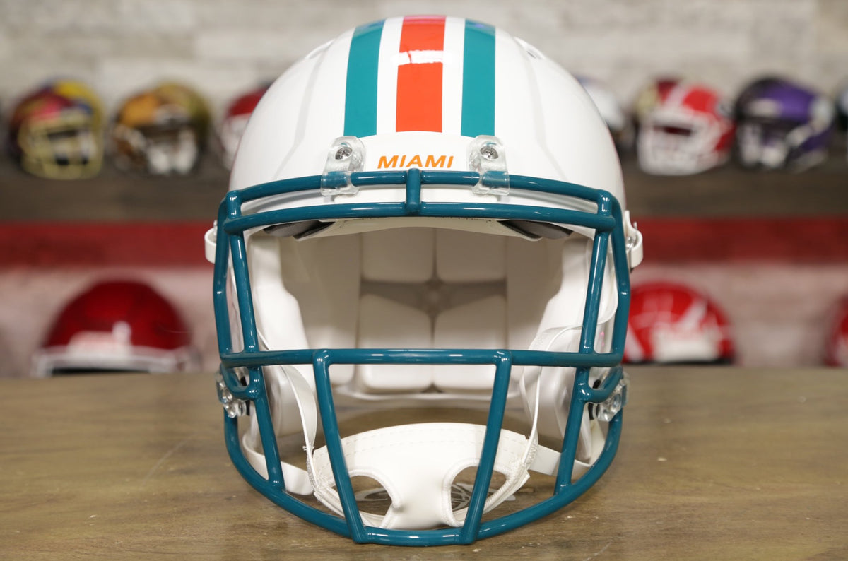 Miami Dolphins helmet logo 1980-89