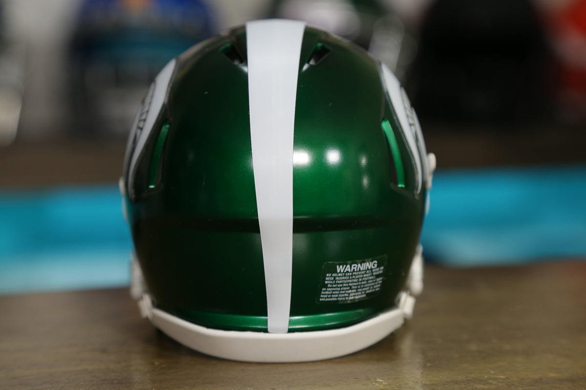 Michigan State Spartans Riddell Mini Speed Helmet - Satin Green