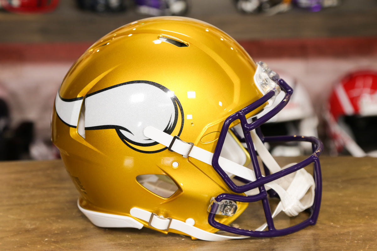 Gridiron Uniforms on X: Today's rumor mill: @Vikings may be unveiling a  throwback next week & @BuffaloBills may bring back red helmets. Can't  do Vikings yet w/ unknown shades of purple. Bills?