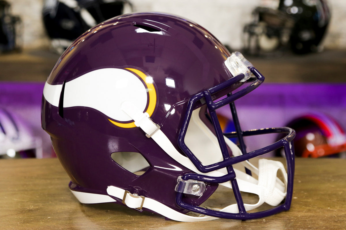 Minnesota Vikings style NFL Vintage Football Helmet - FRAN