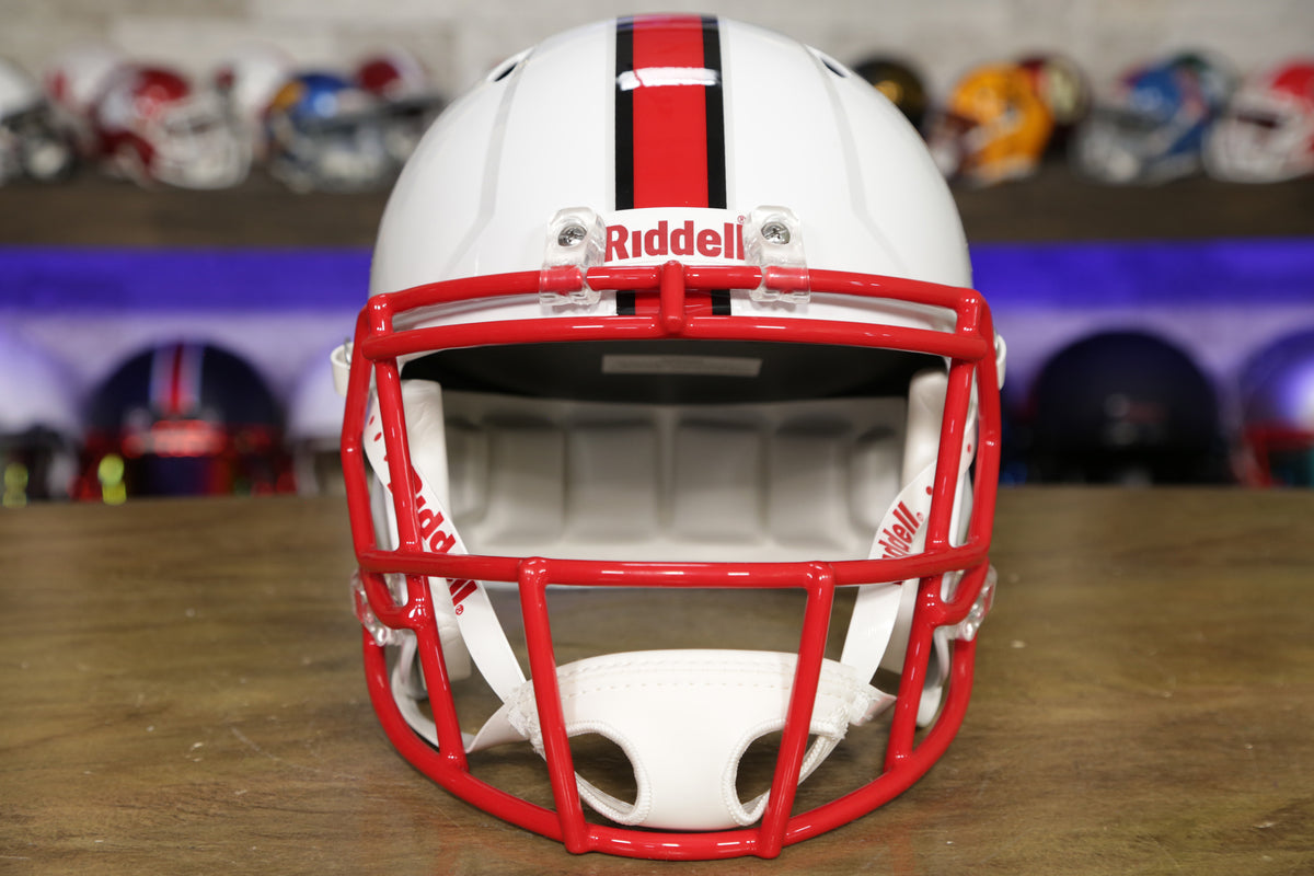 NC State Wolfpack Riddell White Wolfhead Replica Speed Football Helmet –  Red and White Shop