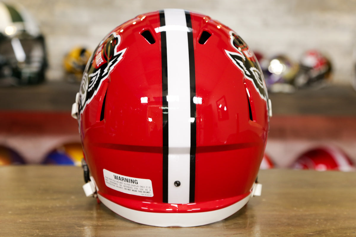 NC State Wolfpack Riddell Speed Mini Helmet - Matte Black w/ Red Chrom –  Green Gridiron, Inc.