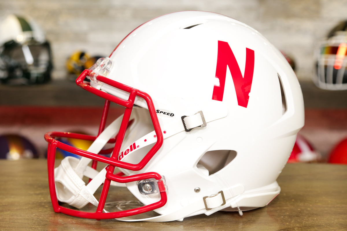 Nebraska Cornhuskers Helmet Riddell Authentic Full Size Speed Style Amp Alternate