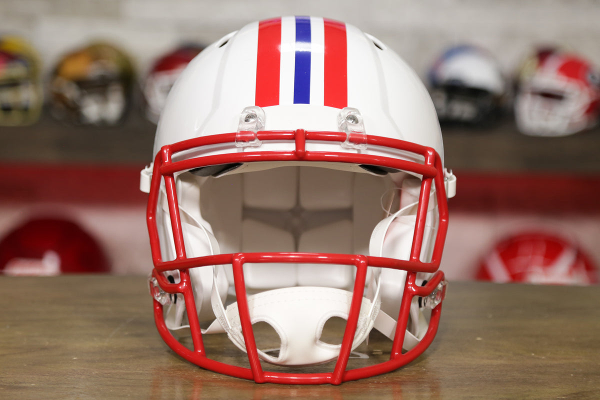 New England Patriots Riddell Speed Replica Helmet - 1990-1992 Throwback