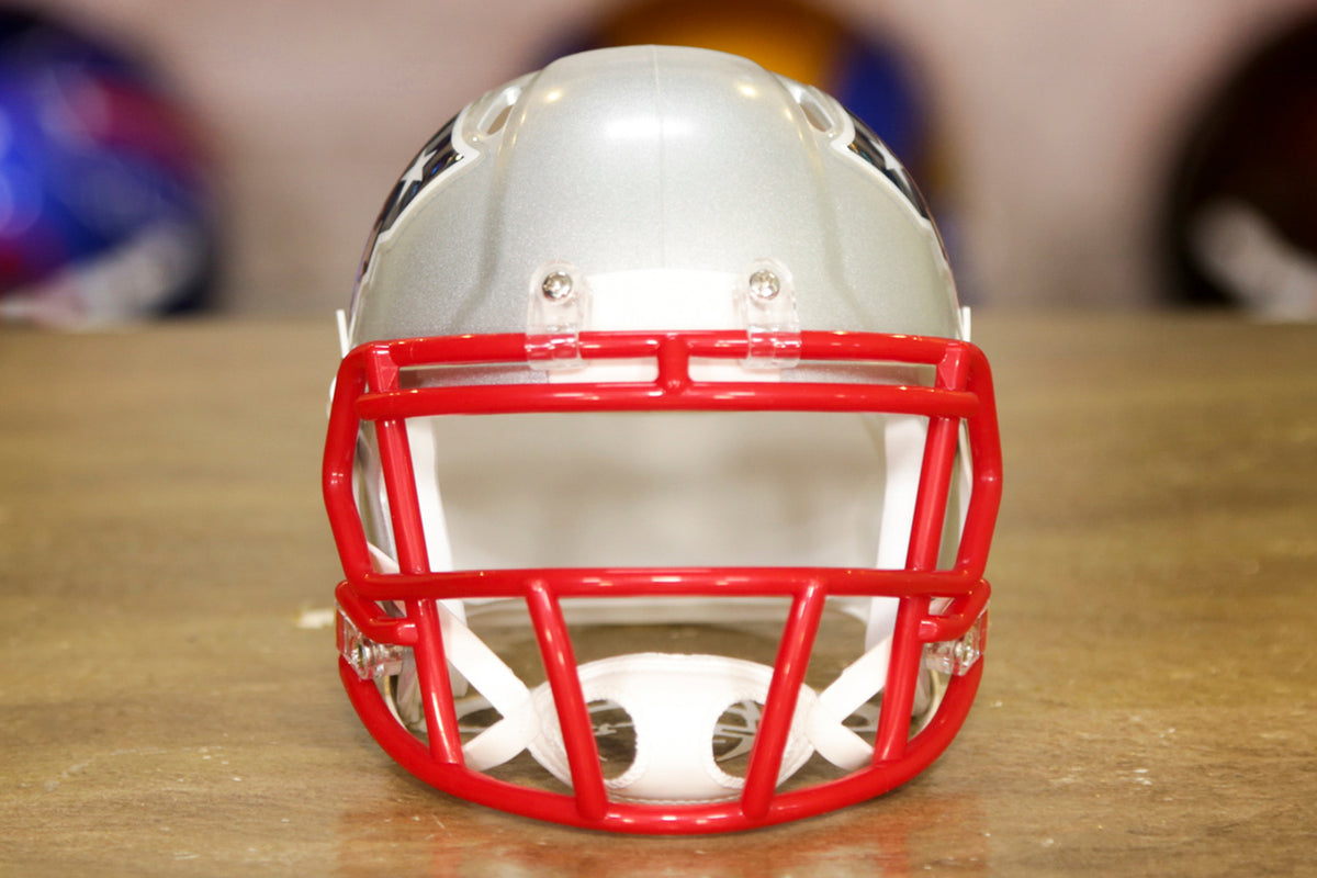 Riddell Mini Football Helmet - NFL Speed New England Patriot - Silver