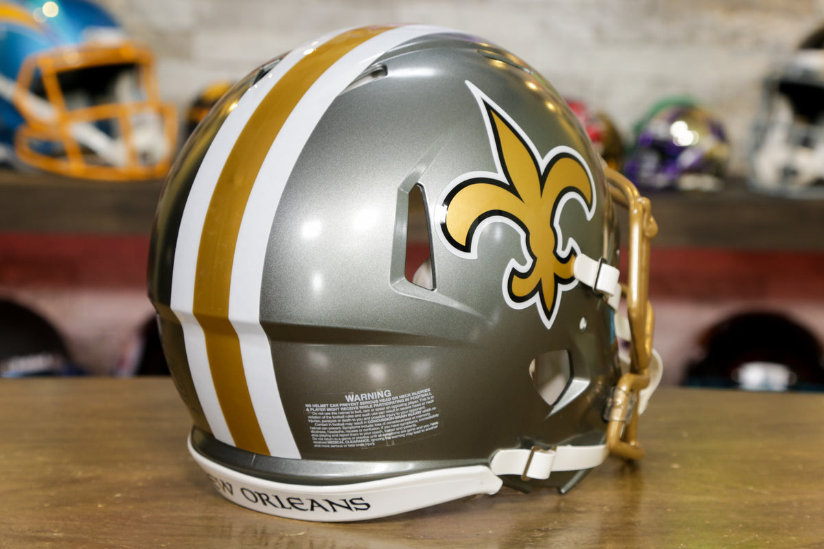 New Orleans Saints Riddell Speed Replica Helmet - GG Edition – Green  Gridiron, Inc.