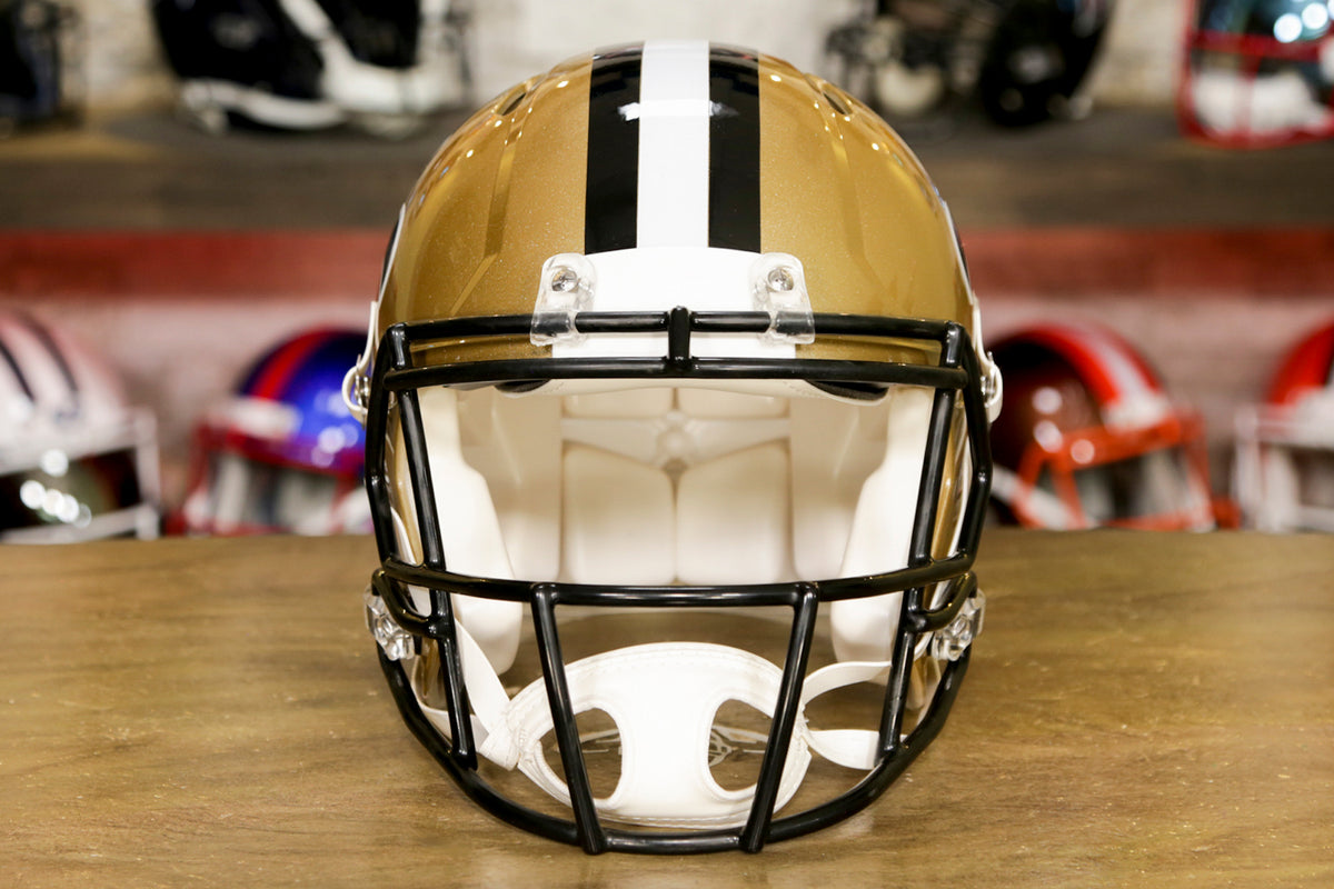 New Orleans Saints Authentic Throwback Football Helmet 1967-1975