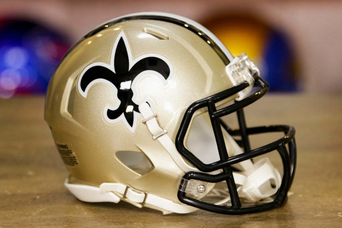 New Orleans Saints Helmet Riddell Replica Mini Speed Style 1976