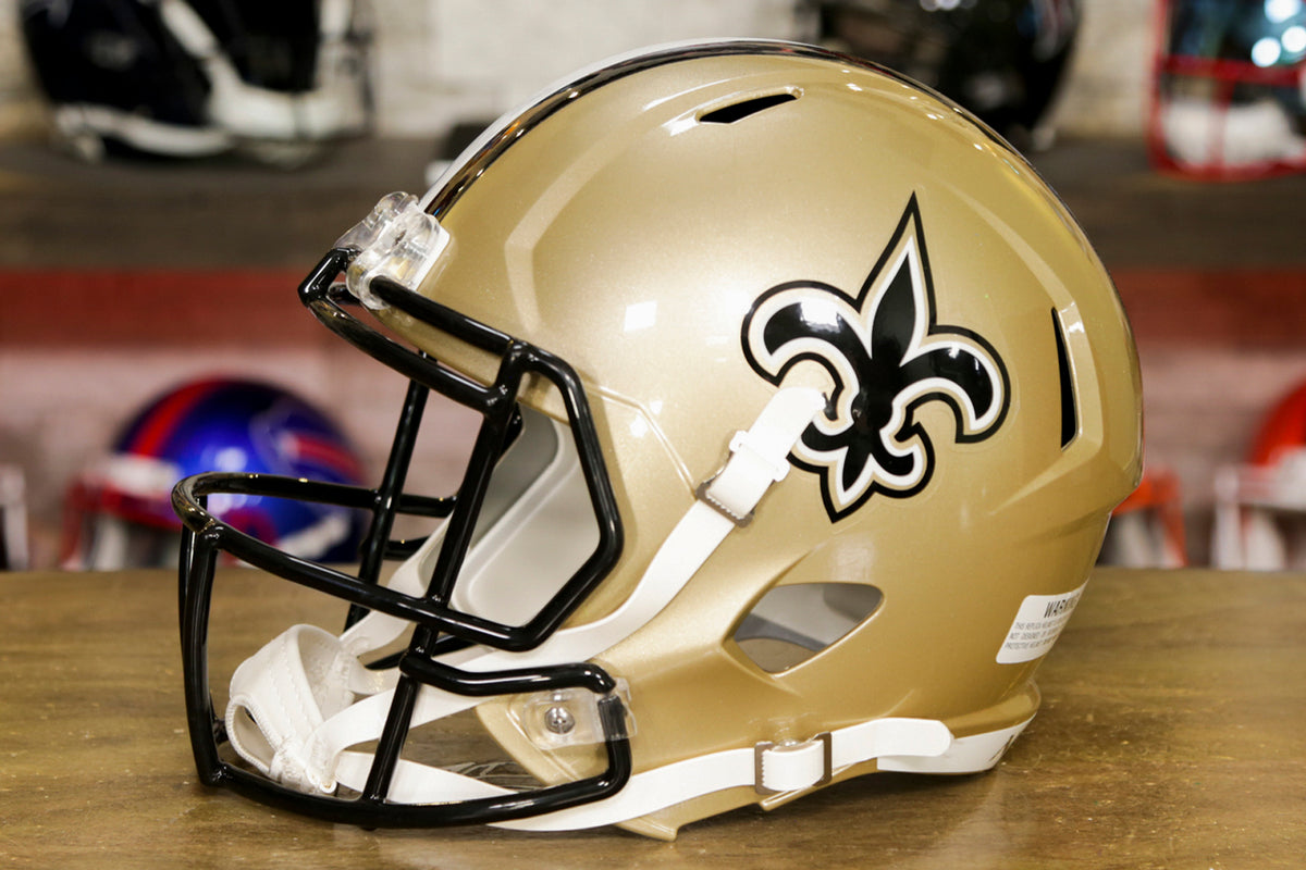 New Orleans Saints Riddell Speed Replica Helmet - GG Edition – Green  Gridiron, Inc.