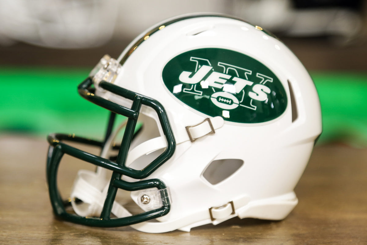 New York Jets Riddell Speed Authentic Helmet - 1998-2018 Throwback – Green  Gridiron, Inc.