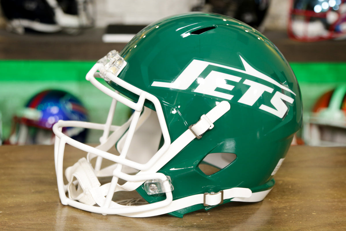 New York Jets Authentic Speed 1978 - 1989, Throwback Helmets, NFL, Collectibles, Open Catalogue