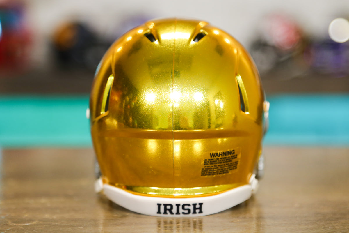 Riddell Notre Dame Fighting Irish Speed Mini Helmet- HydroFX