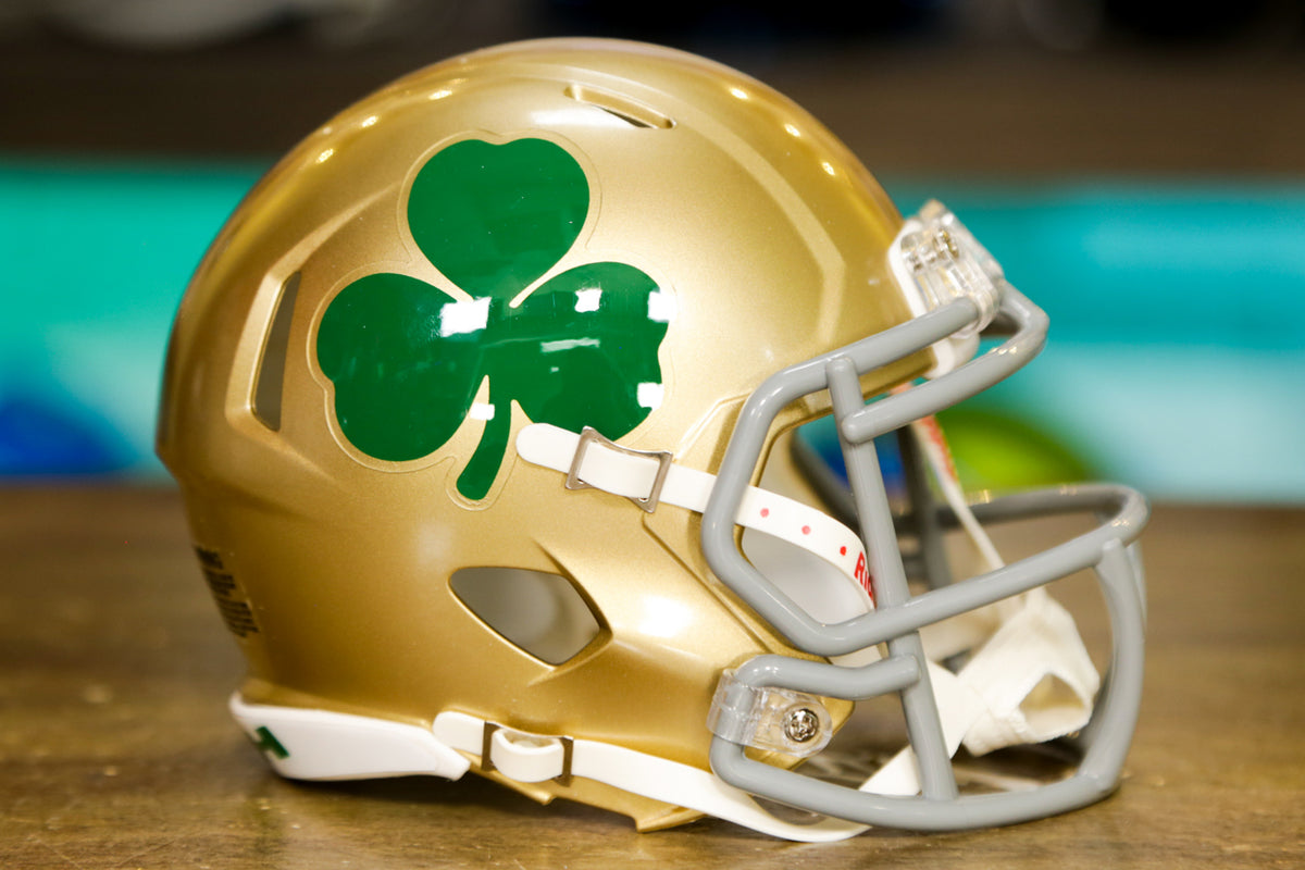  Notre Dame Shamrock Series Mini Helmet Soldier Field
