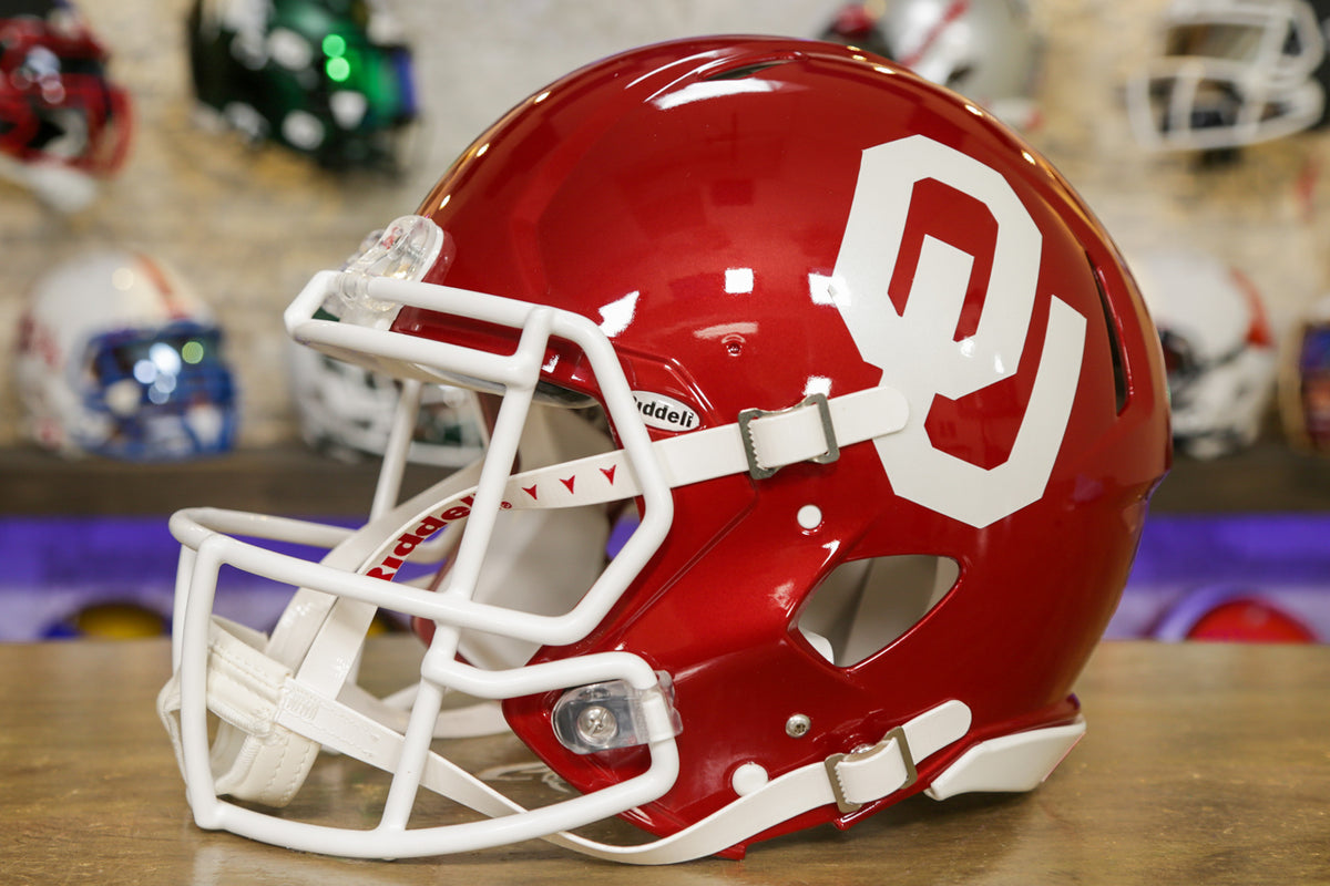 : Riddell NCAA Oklahoma Sooners Speed Mini Helmet, 7.5 x 6.5 :  Sports Fan Football Helmets : Sports & Outdoors