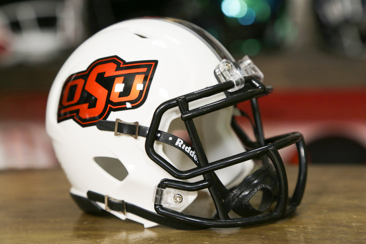 Oklahoma State Cowboys CUSTOM Concept Matte White Mini Football Helmet