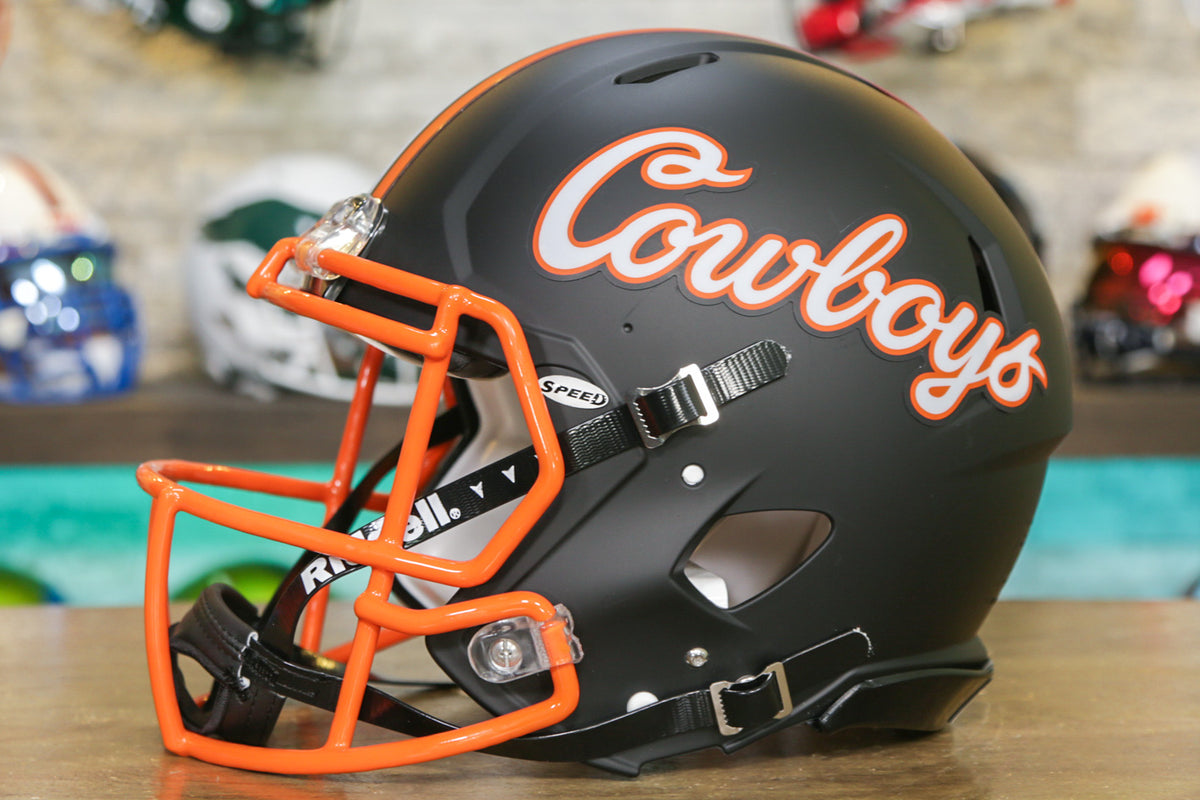 oklahoma state football helmet black