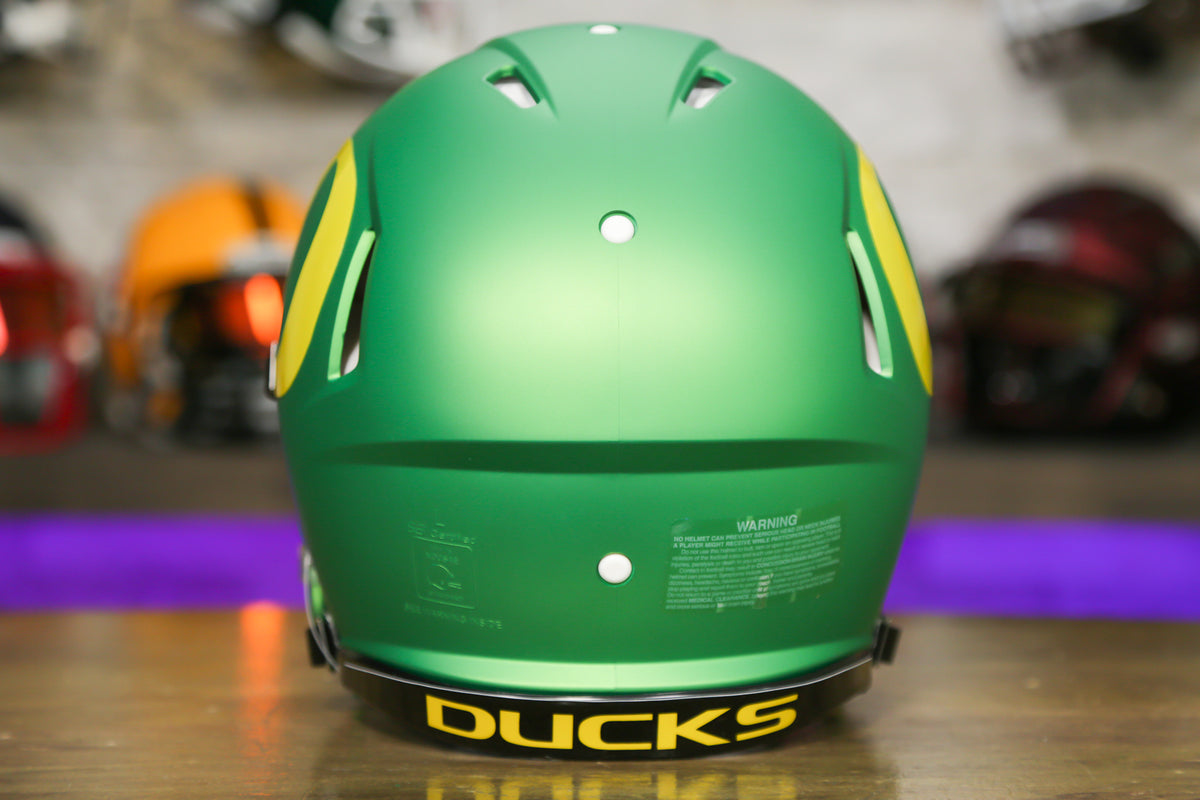 oregon ducks yellow chrome helmet