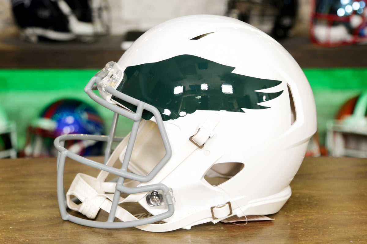 Philadelphia Eagles Riddell Speed Authentic Helmet - 1974-1995 Throwba –  Green Gridiron, Inc.