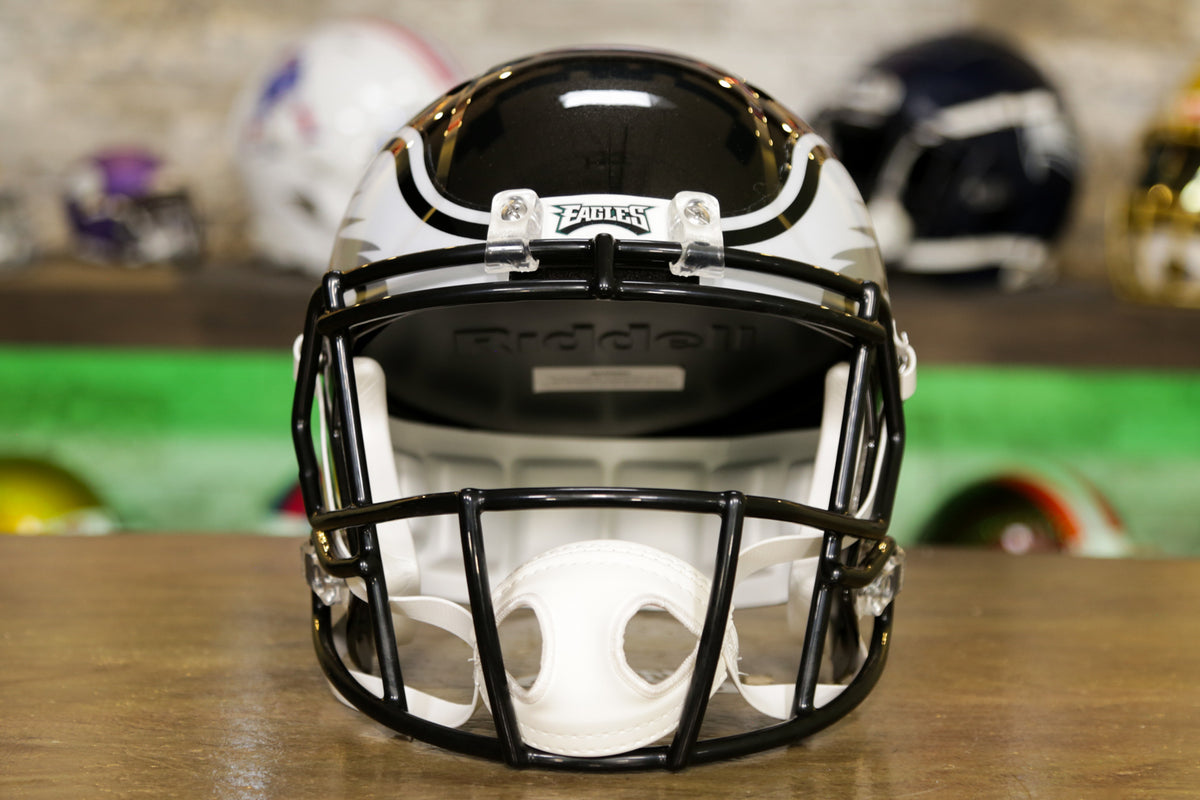 Philadelphia Eagles Riddell Flat White Alternate Revolution Speed