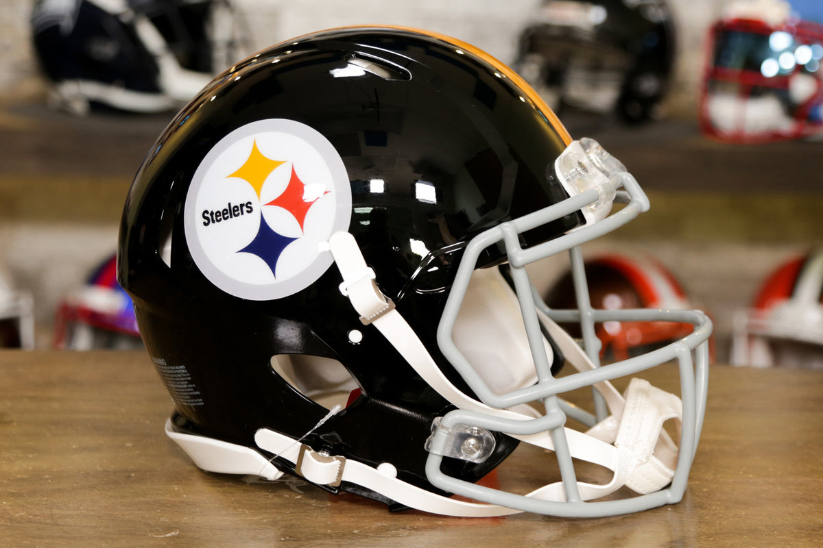 Pittsburgh Steelers Riddell VSR4 Mini Throwback Helmet 1963-76