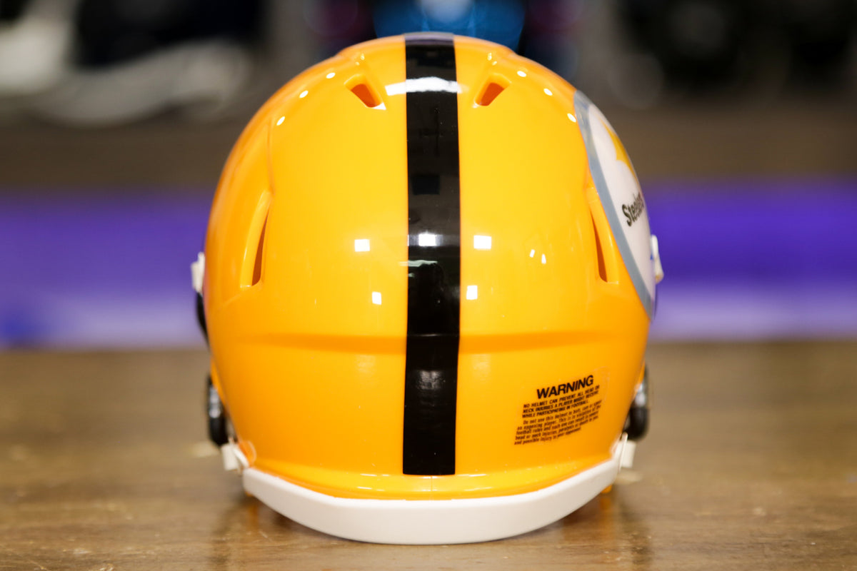 Pittsburgh Steelers Riddell Speed Mini Helmet - 1963-1976 Throwback – Green  Gridiron, Inc.