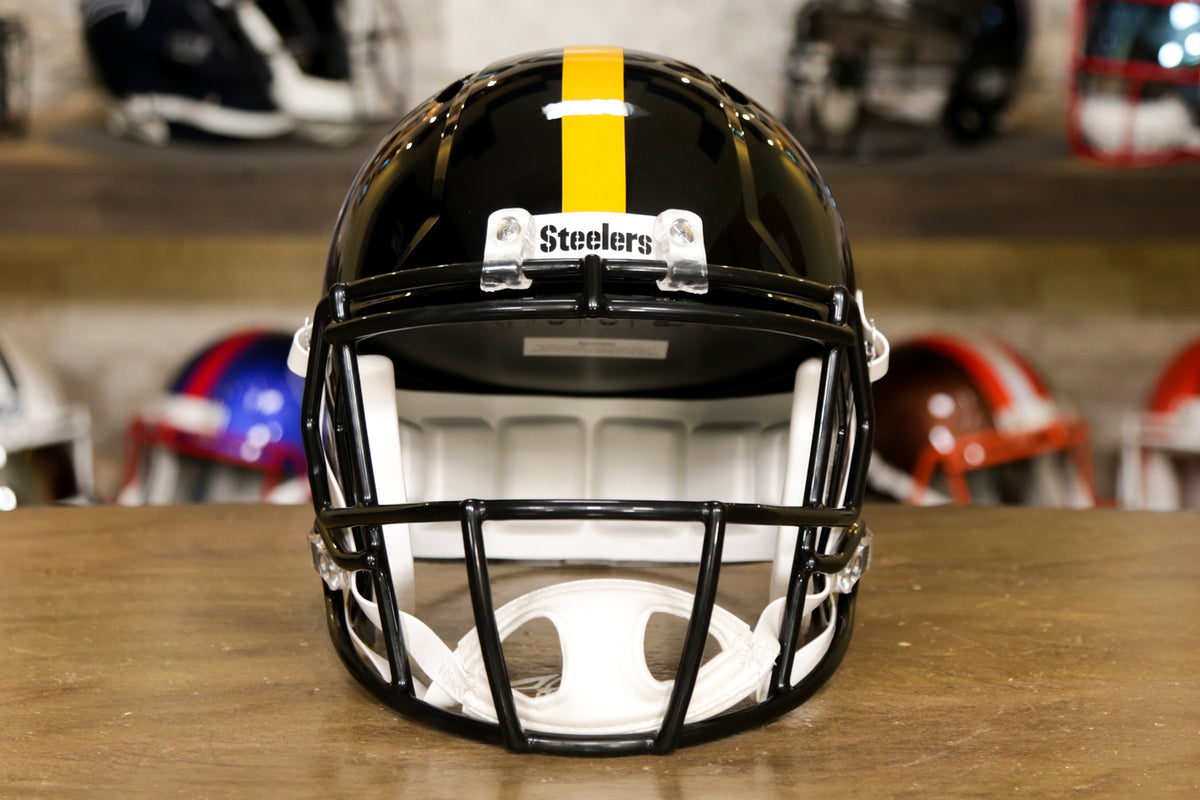 steelers helmet front view