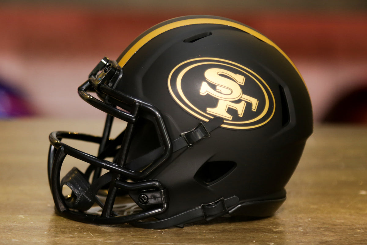 San Francisco 49ers Riddell Speed Mini Helmet - Eclipse – Green Gridiron,  Inc.