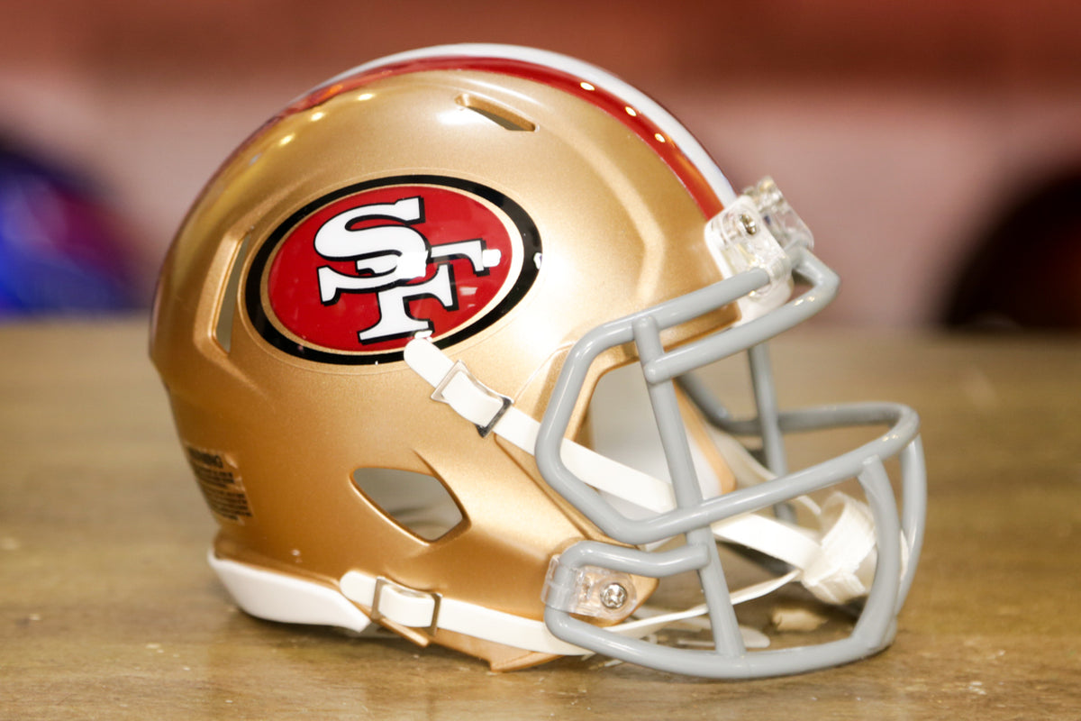 SAN Francisco 49ERS NFL Riddell Speed Pocket PRO Micro/Pocket-Size/Mini  Football Helmet