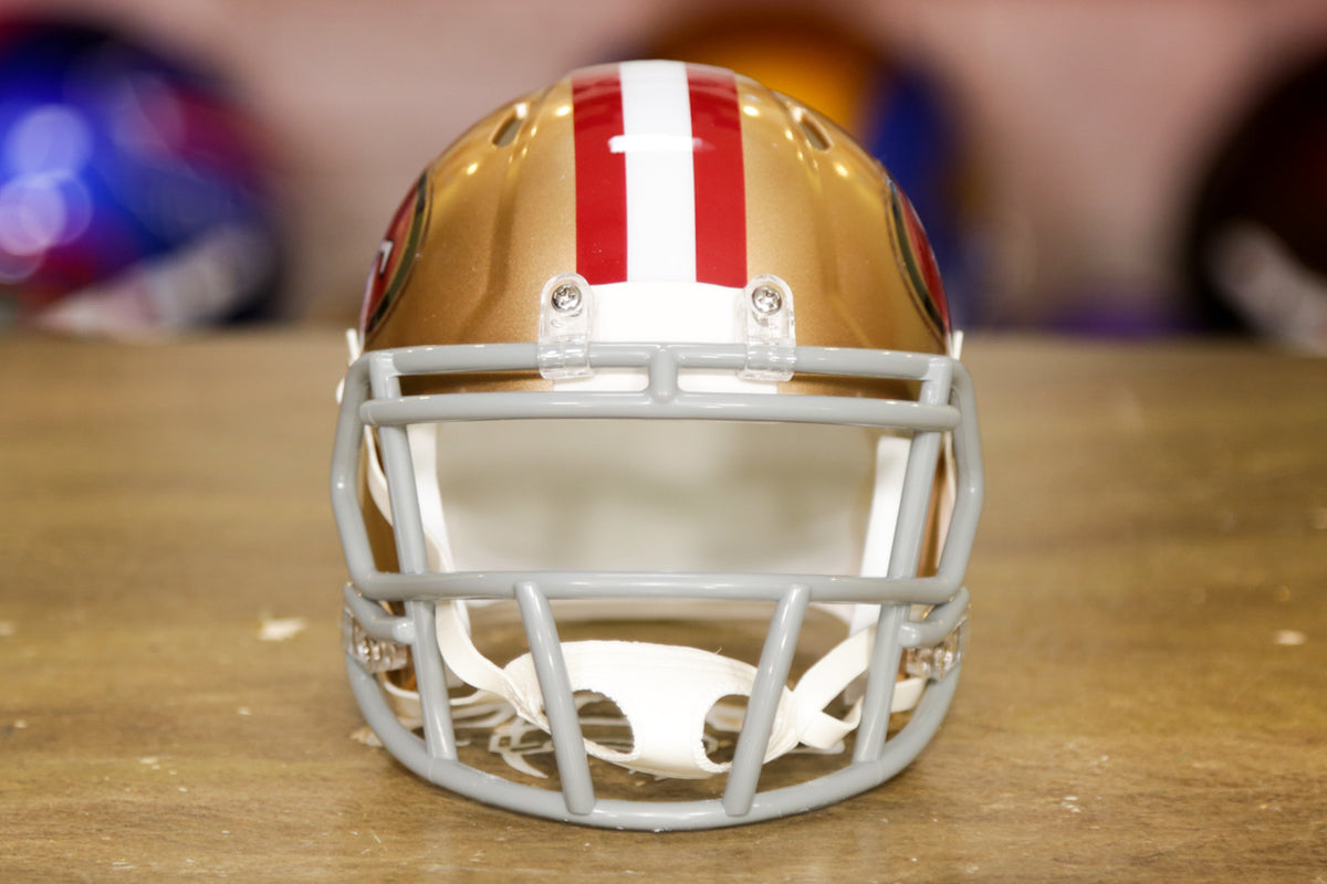 Riddell 9585551075 San Francisco 49ers Replica Mini Speed Style Color Rush  Helmet 