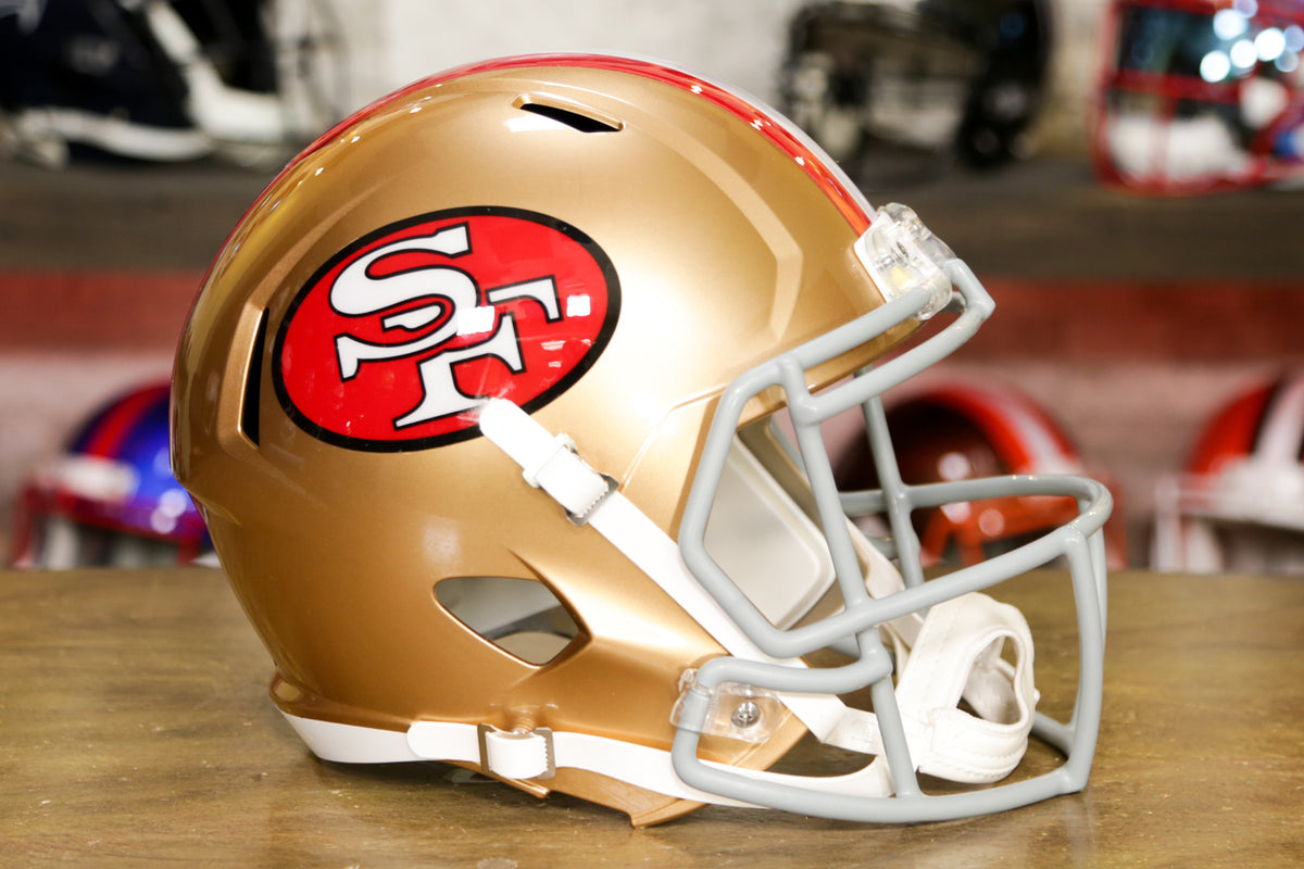 San Francisco 49ers Helmet Throwback 1964-95 Deluxe Replica Full