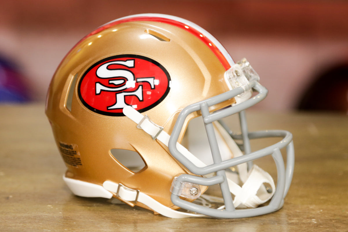 riddell 49ers mini helmet