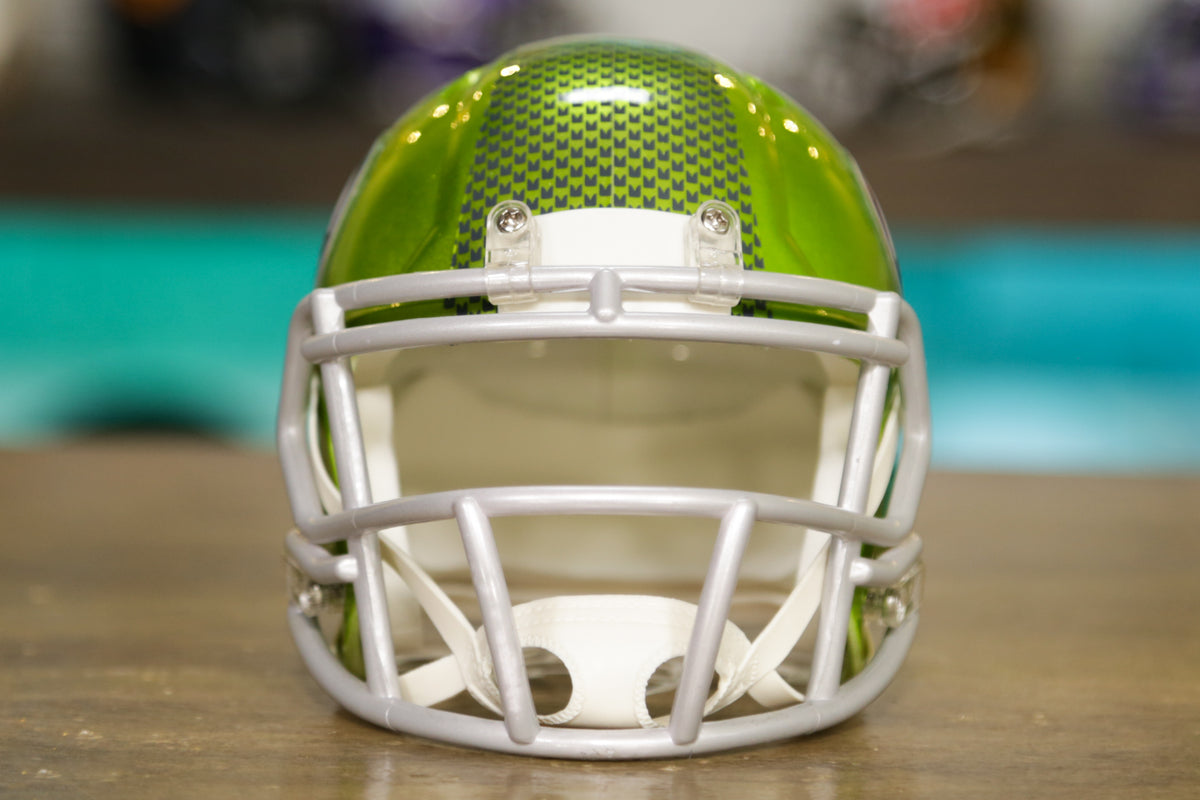 Seattle Seahawks Riddell Flat White Mini Helmet Unsigned – Northwest  Sportscards