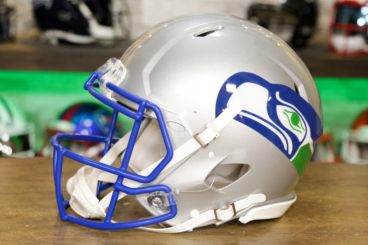 Riddell Seattle Seahawks Speed Mini 1983-2001 Throwback Football