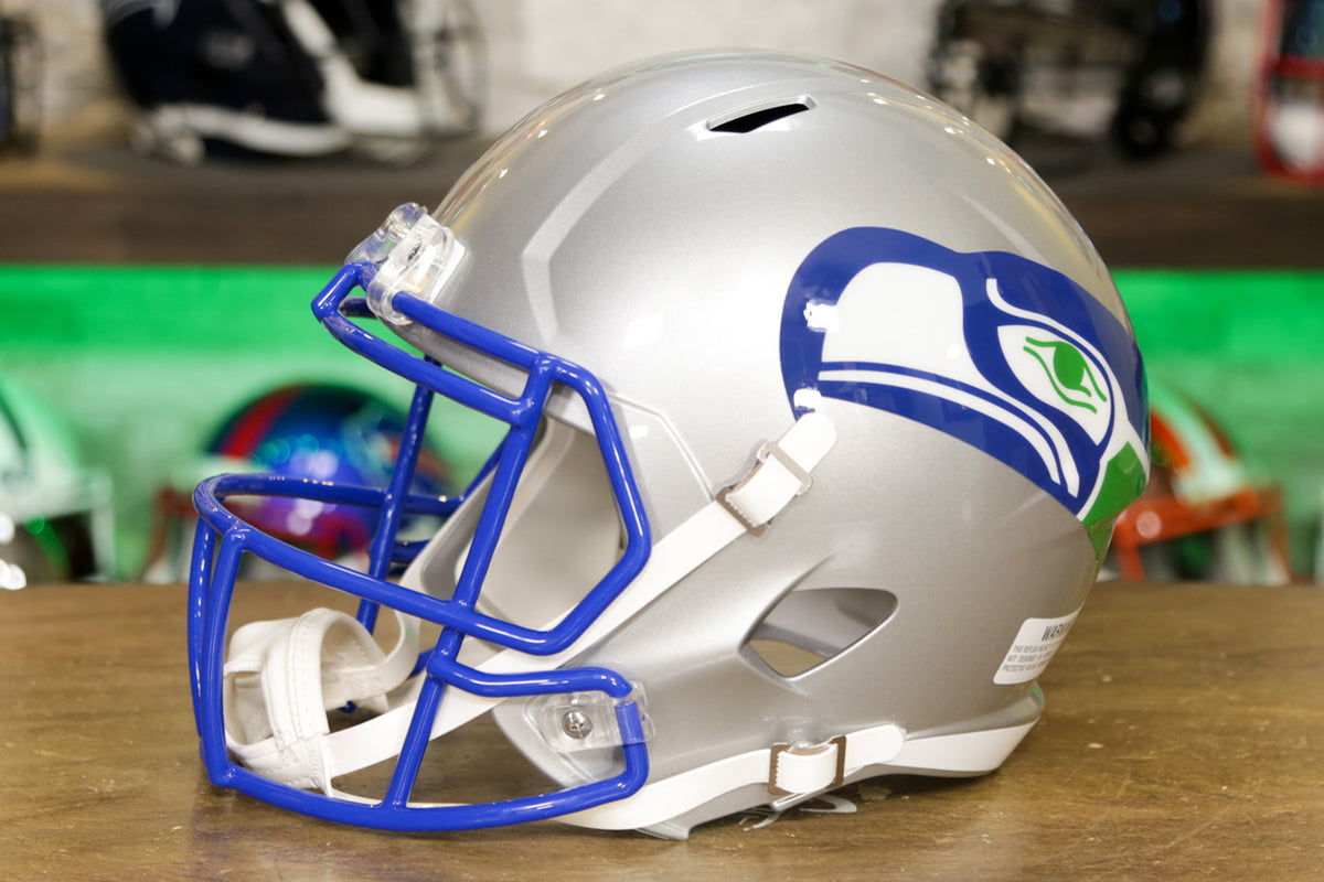 Riddell Seattle Seahawks VSR4 Throwback 1983-2001 Full-Size Authentic  Football Helmet