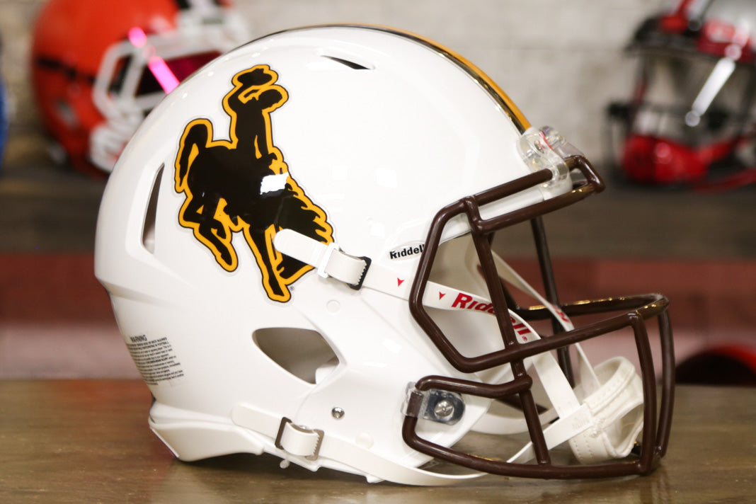 Wyoming cowboys hot sale football helmet