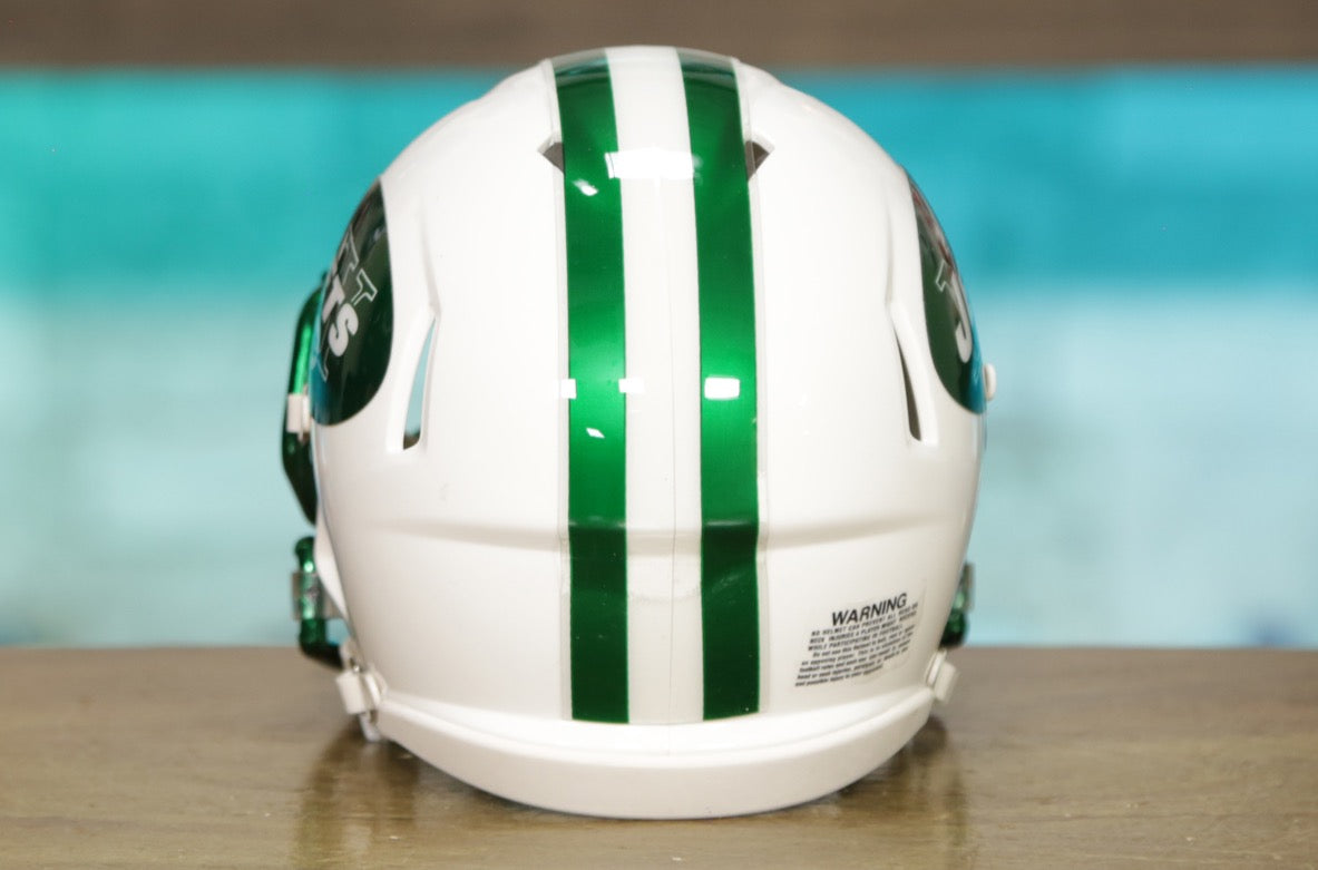 New York Jets Riddell Speed Mini Helmet - Alternate – Green Gridiron, Inc.