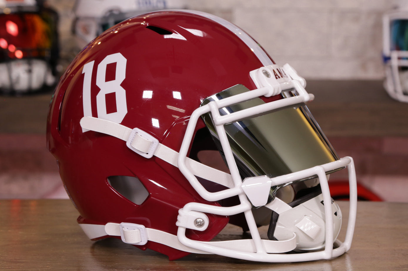 Alabama Crimson cheapest Tide NCAA Riddell Display Helmet