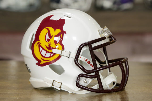 Arizona State Sun Devils Riddell Speed Mini Helmet - White Sparky